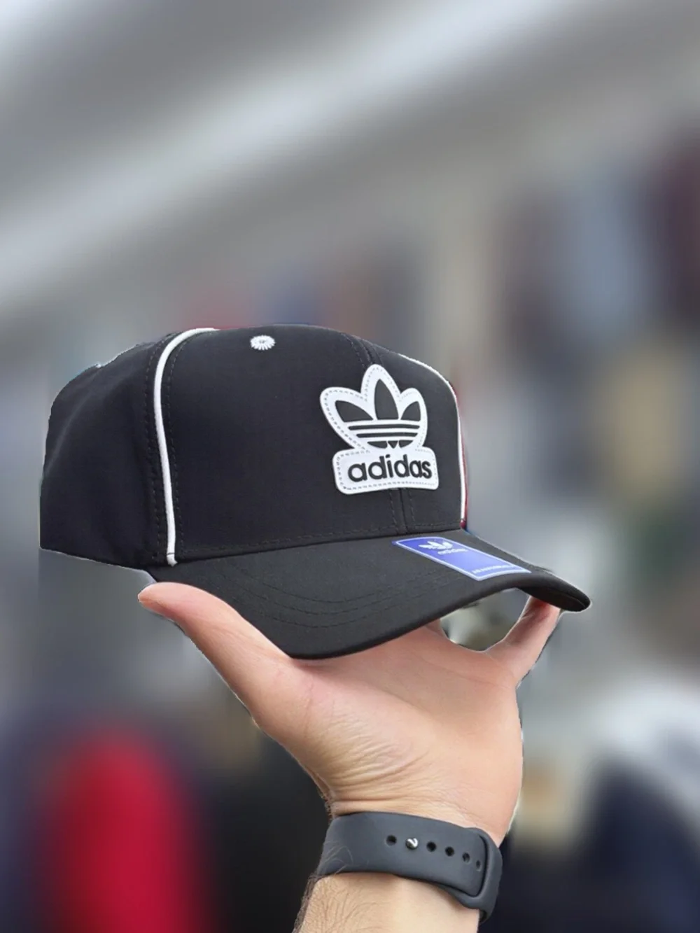 adidas cap featuring